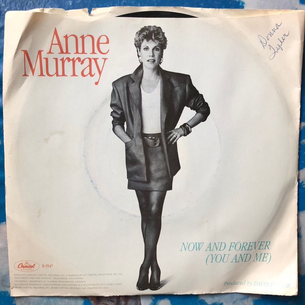 Anne Murray Now And Forever Vinyl 45 Record